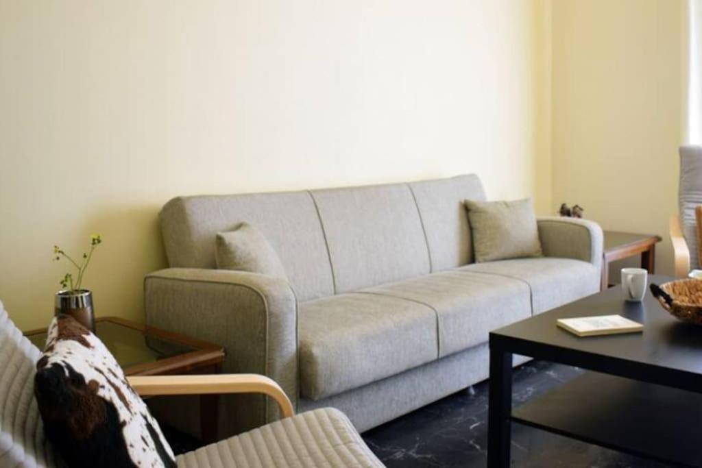 Marble Cool 2-Bedroom Down Town Yard House 基萨莫斯 外观 照片