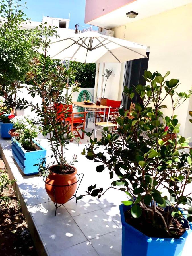 Marble Cool 2-Bedroom Down Town Yard House 基萨莫斯 外观 照片